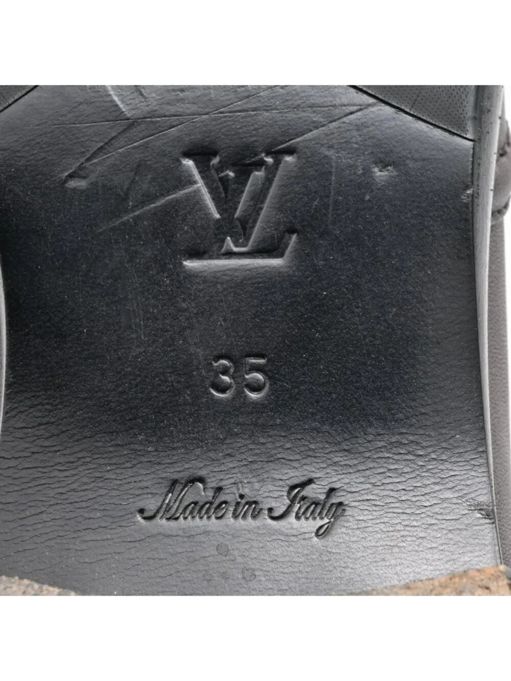 Louis Vuitton Long Boots Dark Brown Leather